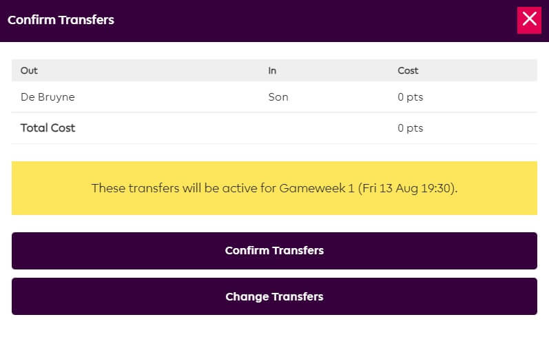 06 Fantasy Premier League How to play making transfers