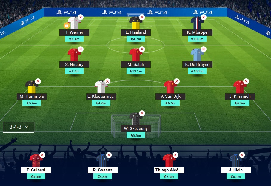 Ucl fantasy matchday 8 scout squad