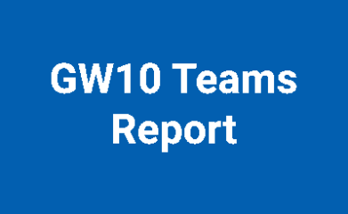 GW10 Teams Report