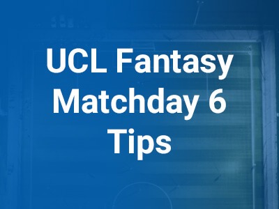 UCL Fantasy Matchday 6: Tips, Captain, Picks & Team Selection
