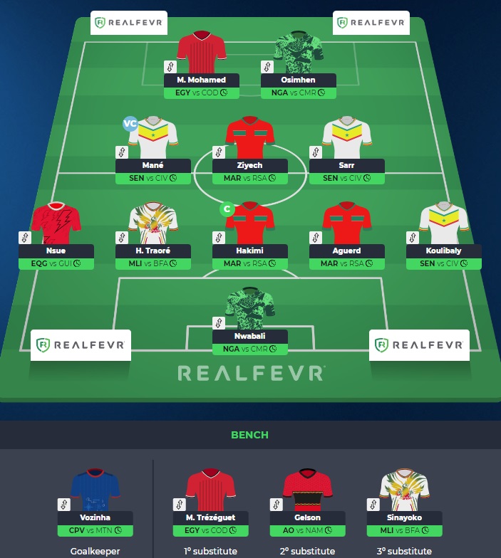 afcon fantasy gameweek 4 team