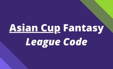 asian cup fantasy league code