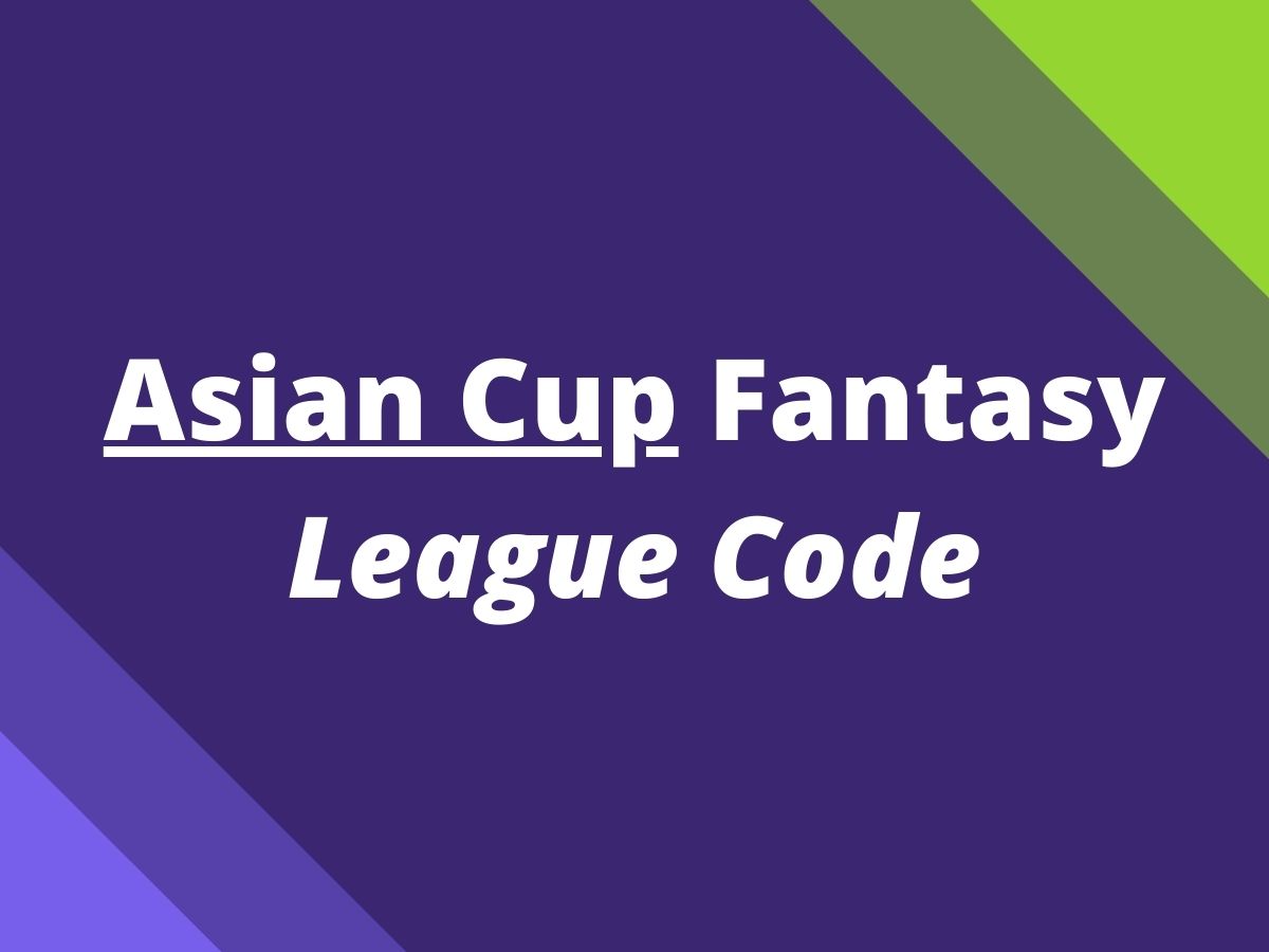 asian cup fantasy league code