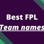 Best FPL Team Names