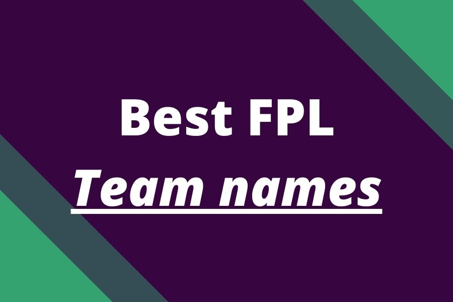 best fpl team names