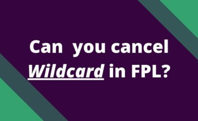 can you cancel wildcard fpl