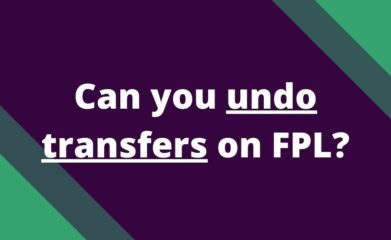 can you undo transfers on fpl