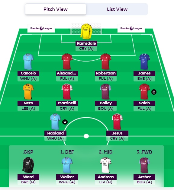 changing formation fpl step 1