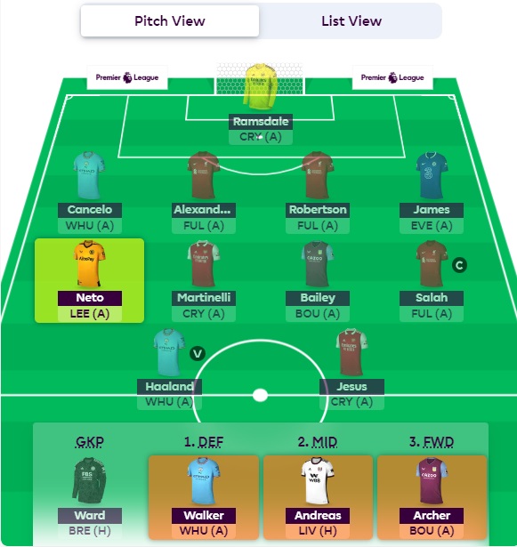 changing formation fpl step 3