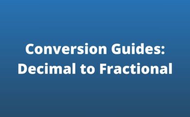 convert decimal odds to fractional