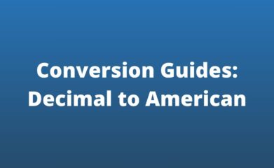 convert decimal to american