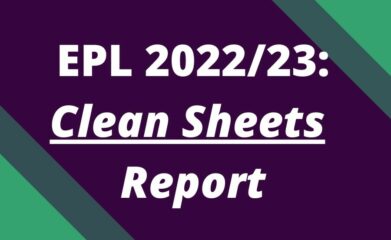 epl 2022 23 most clean sheets report
