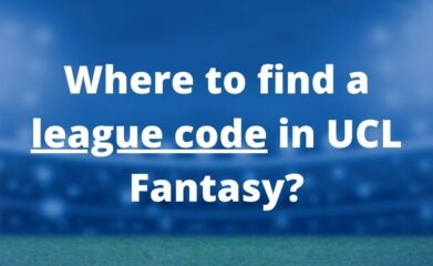 find league code ucl fantasy