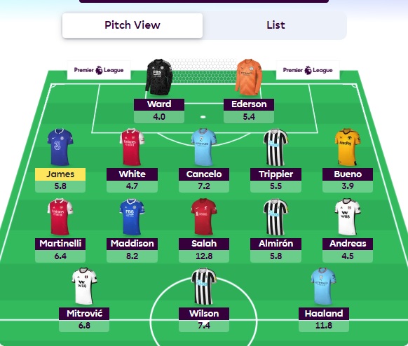 fpl gw17 team selection