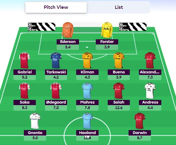 fpl gw25 free hit team fpl gw25 free hit team
