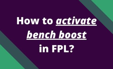how to activate bench boost in fpl