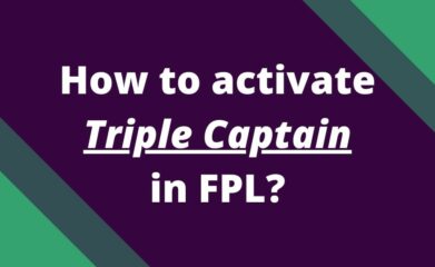 how to activate triple captain fpl