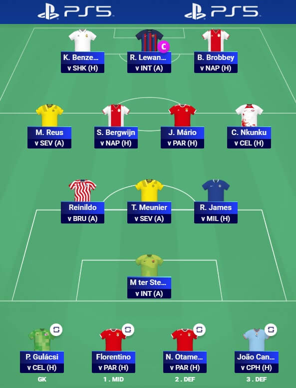 how to change formation ucl fantasy step 1
