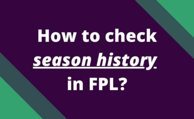 how to check season history fpl