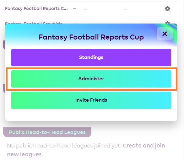 how to delete a league in fpl step 3