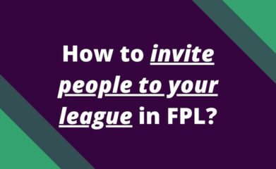 how to invite people to fpl league
