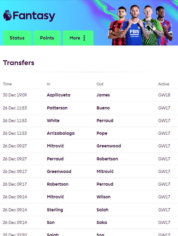 how to see fpl transfer history step 2