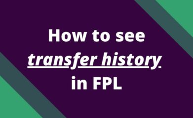 how to see transfer history fpl