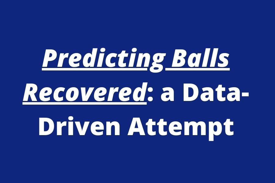 predicting balls recovered