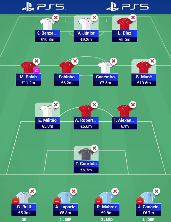 ucl fantasy final team