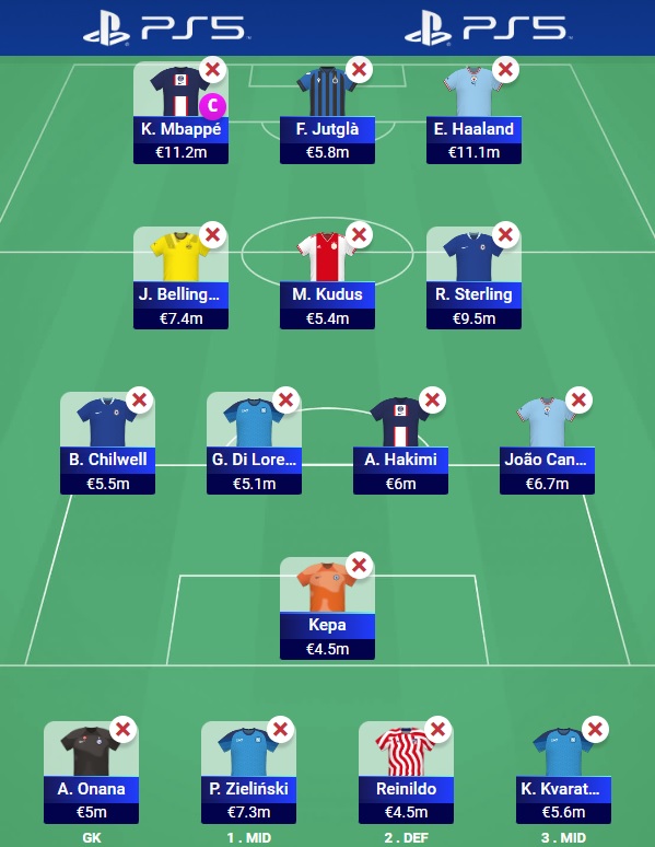 ucl fantasy team selection matchday 5