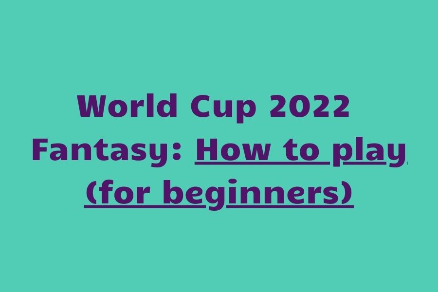 world cup 2022 fantasy how to play